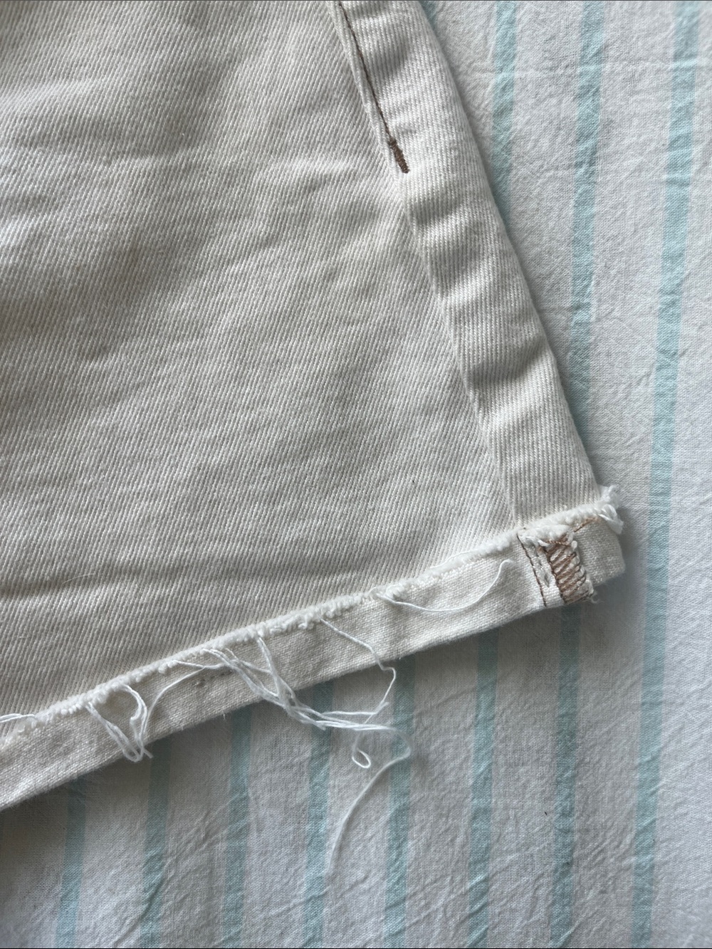 White Wild fable White High-Rise Denim wide leg Shorts - Picture 4 of 11
